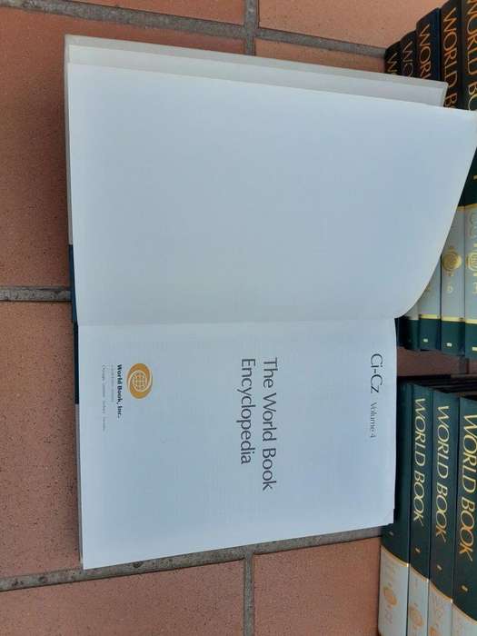 A 20TH Century Set of Twenty Two (22) Volumes of a Complete Set of 1989 World Book Encyclopedia -...