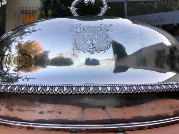 A  20th Century Victorian Silver-plate Food Dome