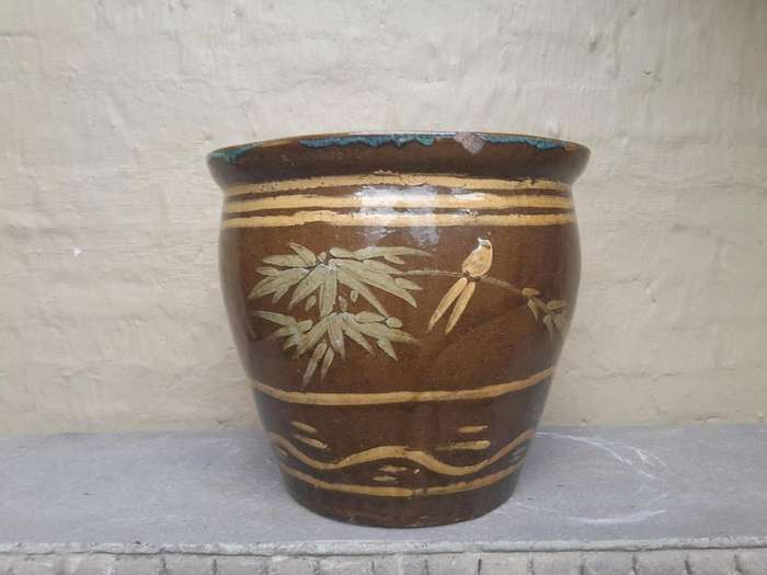 A 20th Century Pair Of Chinese Jardinieres Of Large Proportions