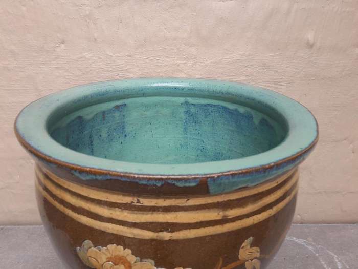 A 20th Century Pair Of Chinese Jardinieres Of Large Proportions