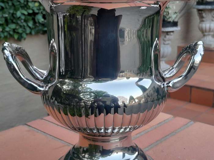 A 20th Century Silver-Plate Champagne / Wine Cooler with Handles