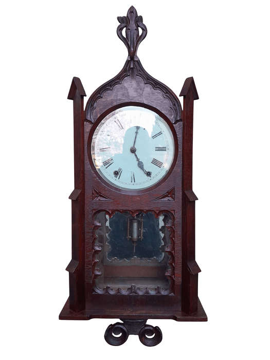 A 19th Century Antique Circa 1855 British Handmade Clock