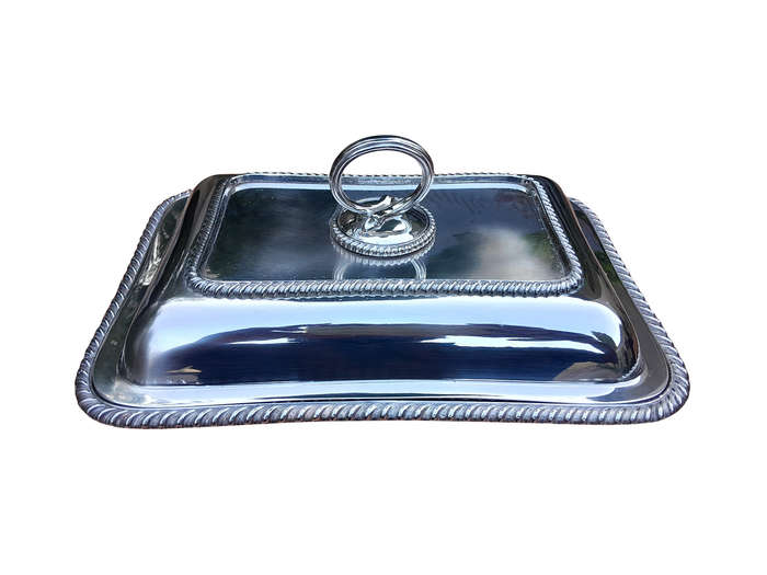A 20th Century Electroplate Entrée Dish
