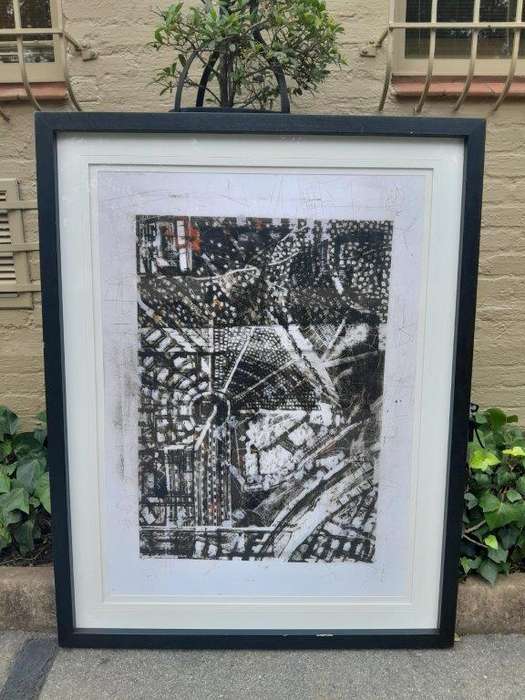 A 20th Century Large Abstract Composition. Signed Darryl Betz ND