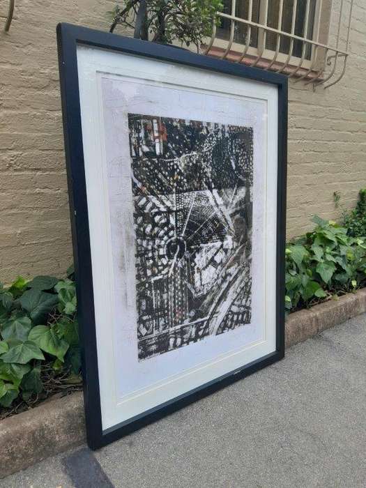 A 20th Century Large Abstract Composition. Signed Darryl Betz ND