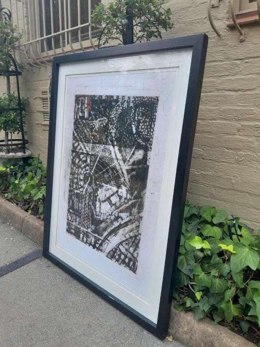 A 20th Century Large Abstract Composition. Signed Darryl Betz ND