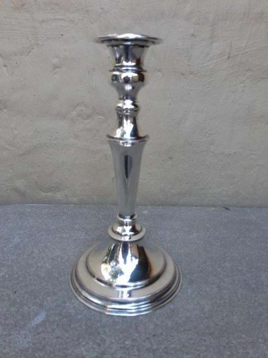 A 20th Century Pair Of Electroplate Candlesticks