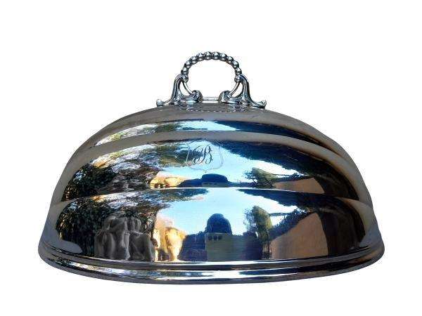 An Antique 19th Century Electroplate Food Dome