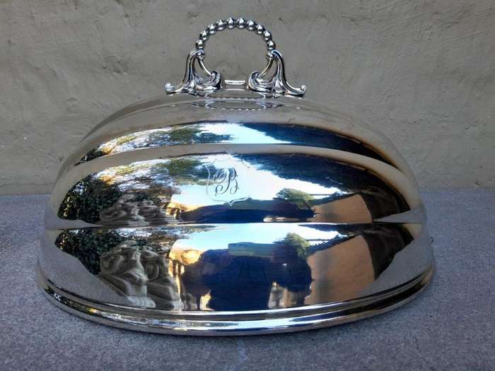 An Antique 19th Century Electroplate Food Dome
