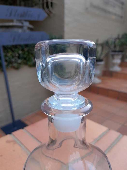 A Set Of Two Cut Glass Crystal Decanters