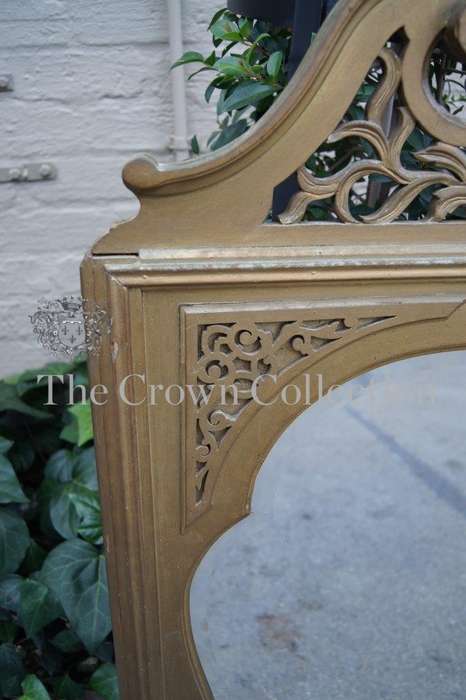 Gilt Framed Serpentine Bevelled Mirror