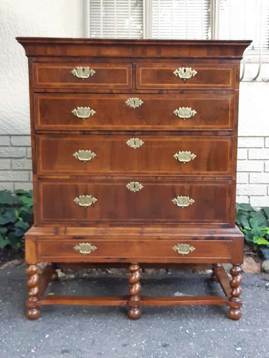 18th Century George I Period Walnut Chest on Stand, English circa 1720