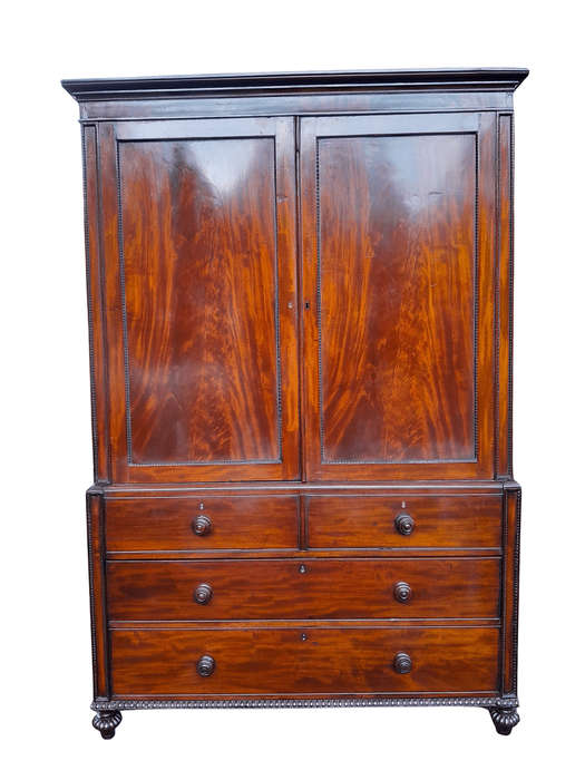 Mahogany Linen Press