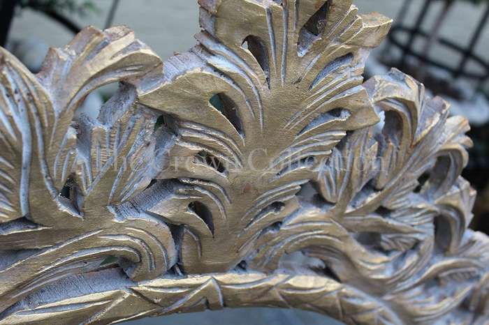 Ornate Gilt Leaf Mirror