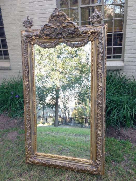 Ornate Gilded Wooden Mirror