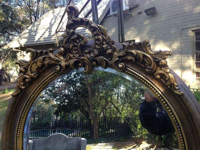A Gilded French Mirror in the Rococo Style