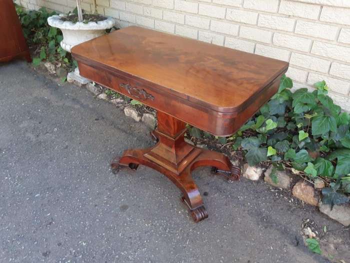 Victorian Rosewood Card Table