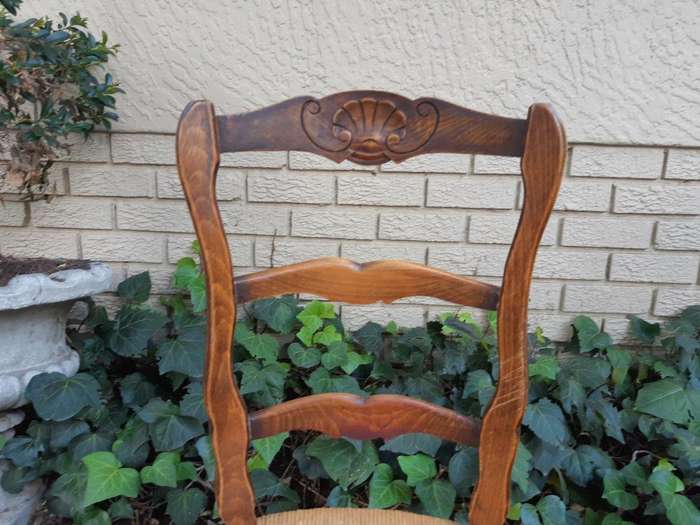 Set Of 6 French Oak Chairs