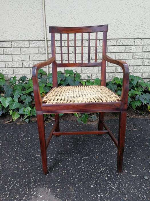 A Pair Of Cape Mulberry Armchairs, Mid 19th Century