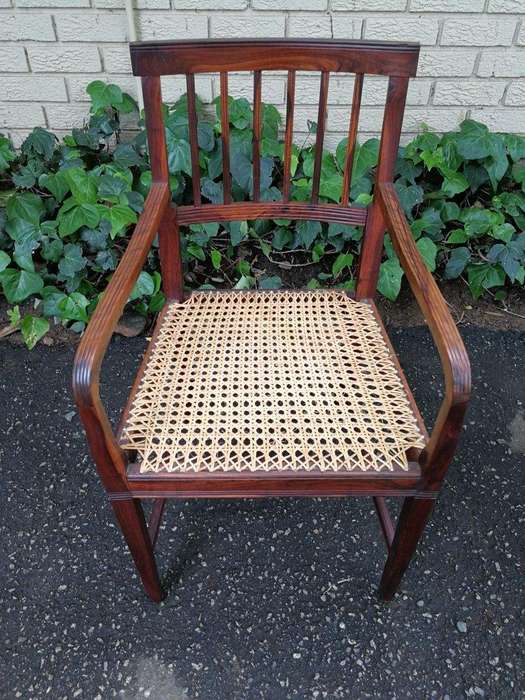 A Pair Of Cape Mulberry Armchairs, Mid 19th Century