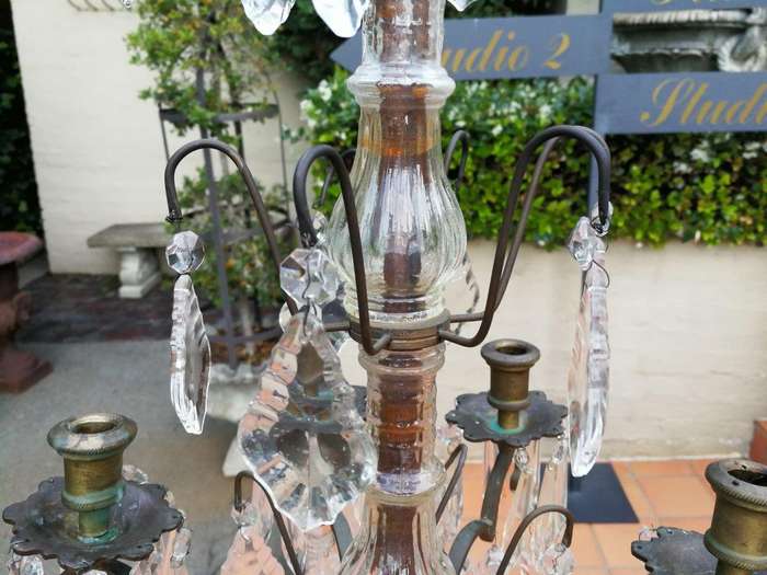 Pair Of Belguim Candelabras