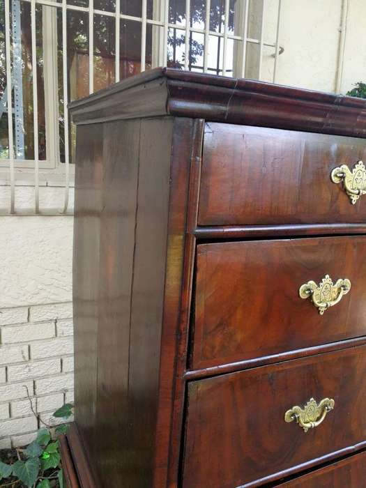 A George III Walnut Chest-On-Chest