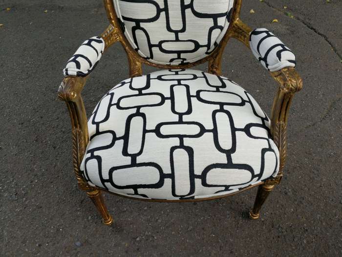 20th Century Pair Of French-Style Armchairs