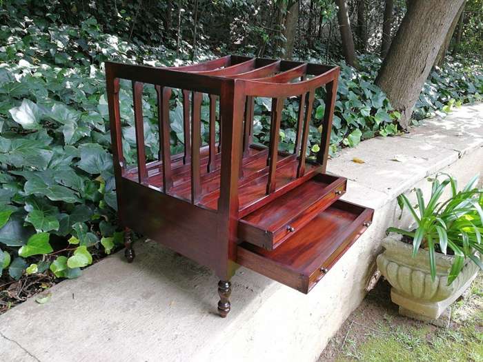 20th Century Mahogany Canterbury