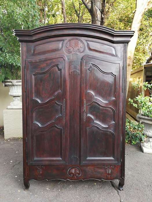 An 18th Century/early 19th Century French Walnut Dauphinoise armoire from the North of Lyon which...
