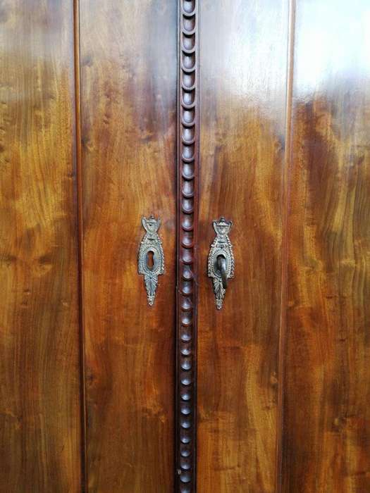 A Dutch Louis XVI Period Mahogany Armoire, Circa 1790