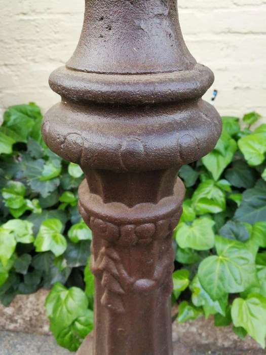 Pair Of French Cast Iorn Candle Holders