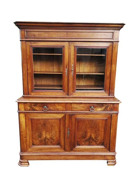 A 19th Century Fench Cherrywood Display Cabinet