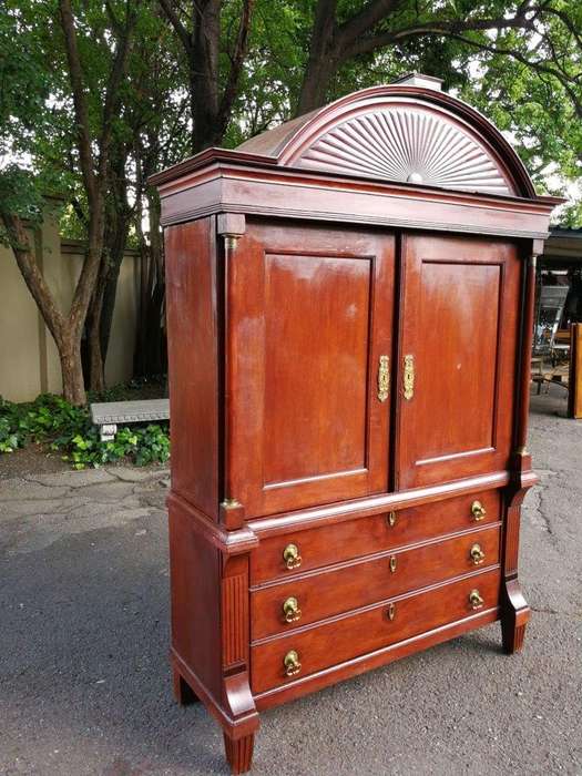A 19th Century Mahogany Linen Press