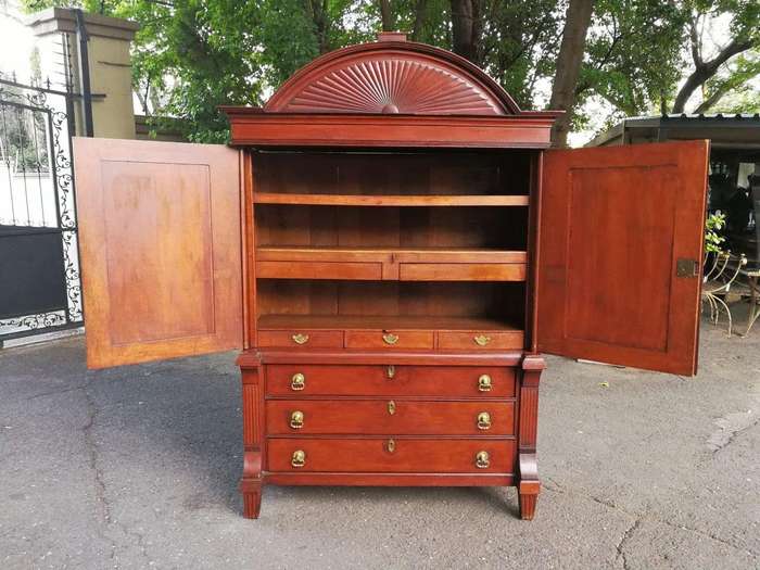 A 19th Century Mahogany Linen Press