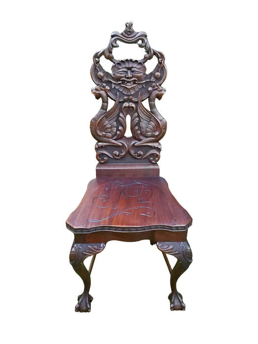 A 20th Century Oriental Hardwood Chair