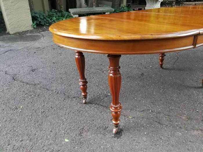 A 19th Century Victorian Style Teak Extending Dining Table (10 Seater)
