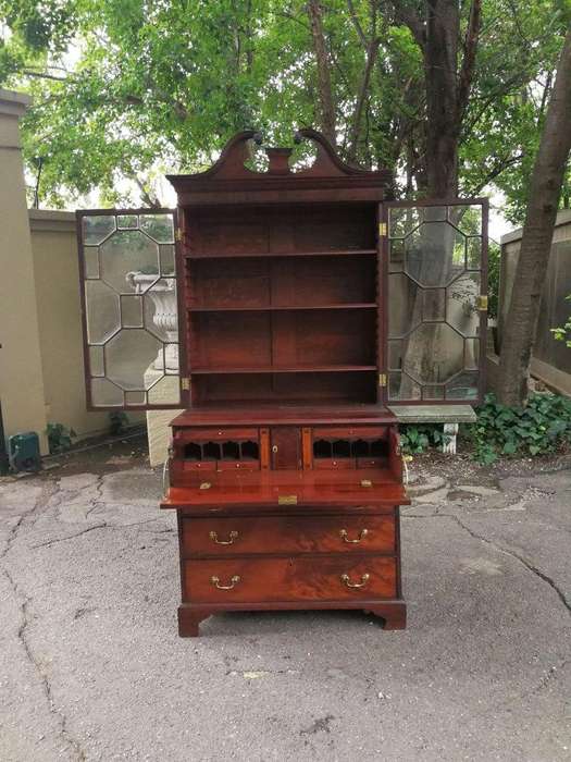 George III Mahogany Secretaire Cabinet Circa 1800