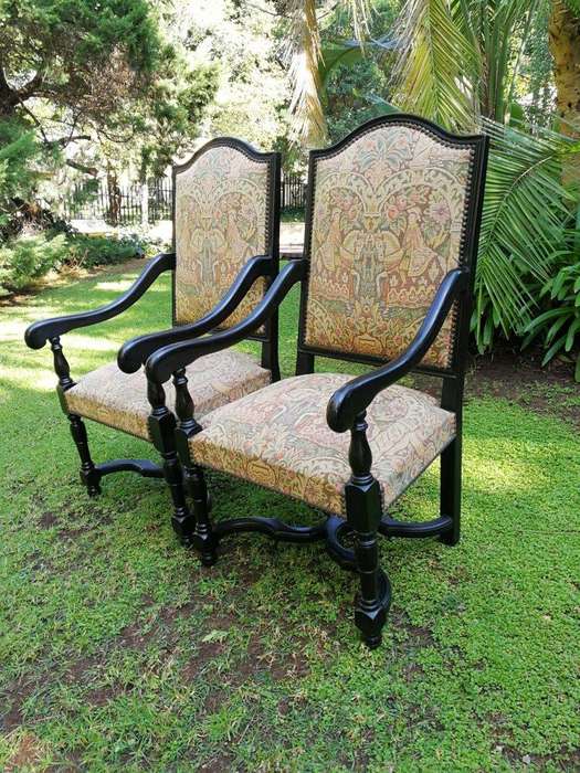 A Pair Of 20th Century Armchairs ND