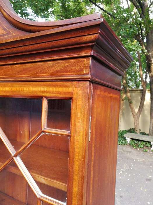 A George III Mahogany Secretaire Bookcase