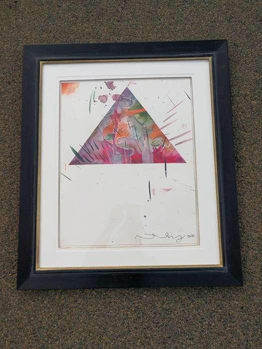 A Set Of Three Water Colour On Paper Framed In An Ornate Gilded Frame.  Each Signed And Dated 20...