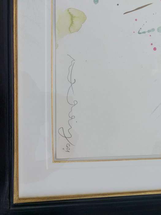 A Set Of Three Water Colour On Paper Framed In An Ornate Gilded Frame.  Each Signed And Dated 20...