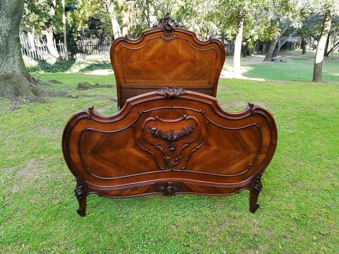 An early 20th Century Circa 1920 French Walnut Double