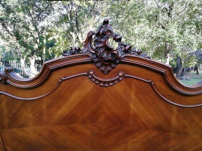 An early 20th Century Circa 1920 French Walnut Double