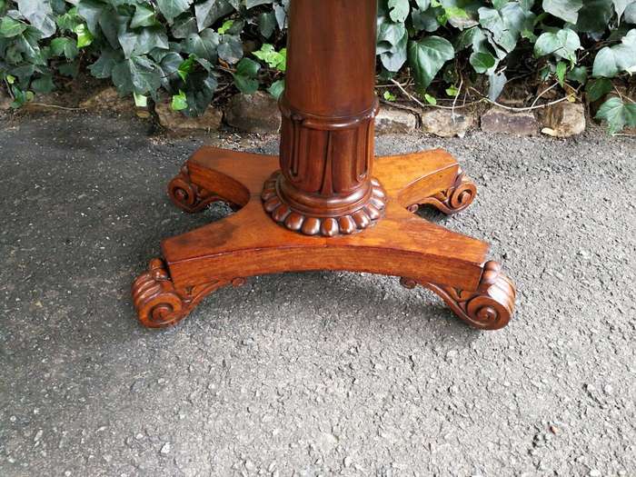 A 19th Century Circa 1880 Victorian Mahogany Card Table With Green Baize