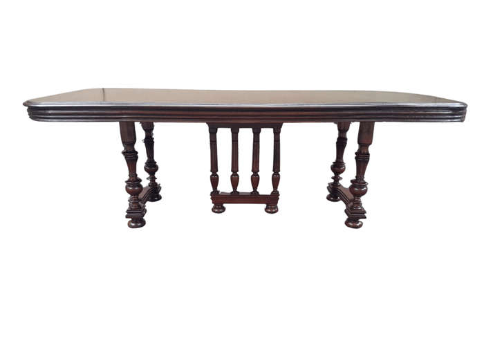 A 19th Century French Oak Henry lll Style Dining Table (8 Seater)