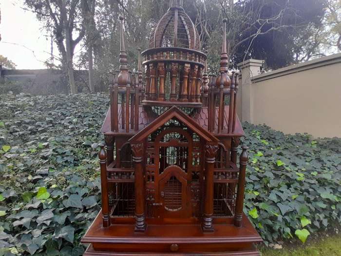 A 20th Century Victorian Style Bird Cage    Dimensions:) R23800