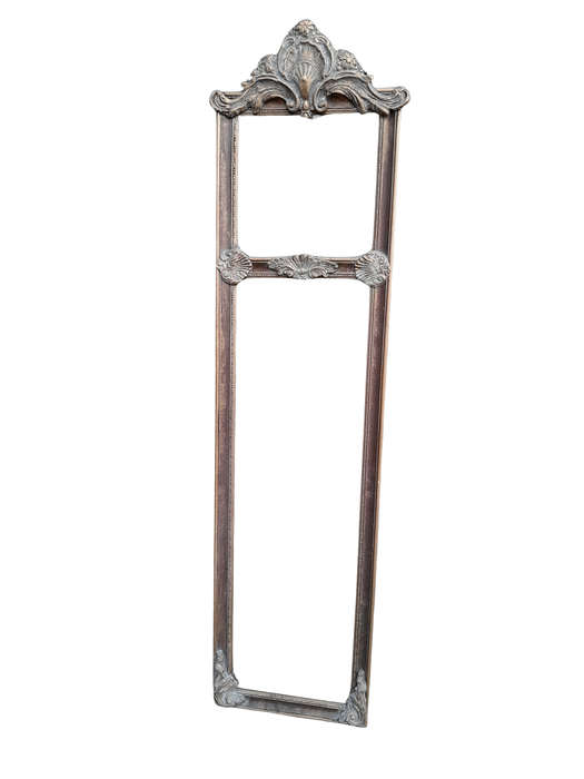 An Ornate Carved Rococo French Style Bevelled Mirror