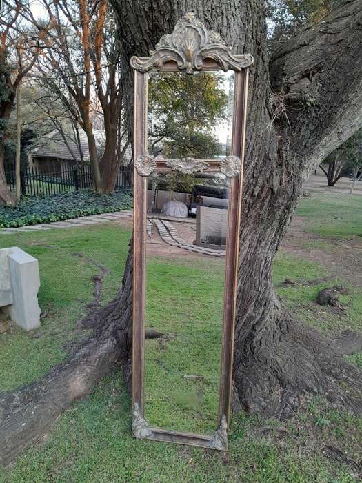 An Ornate Carved Rococo French Style Bevelled Mirror