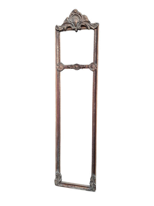 An Ornate Carved Rococo French Style Bevelled Mirror