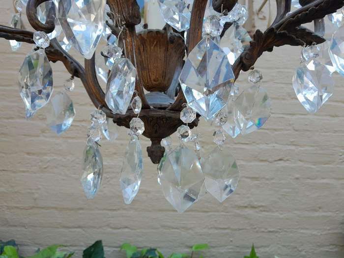 A 20th Century French Style Crystal Chandelier